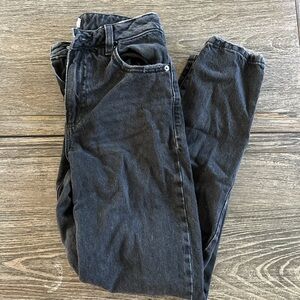 Garage Dark Gray Women's Straight Leg Jeans